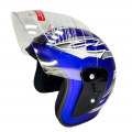 Шлем открытый CONCORD XZH03 синий матовый (с рисунком) РАЗМЕР XL